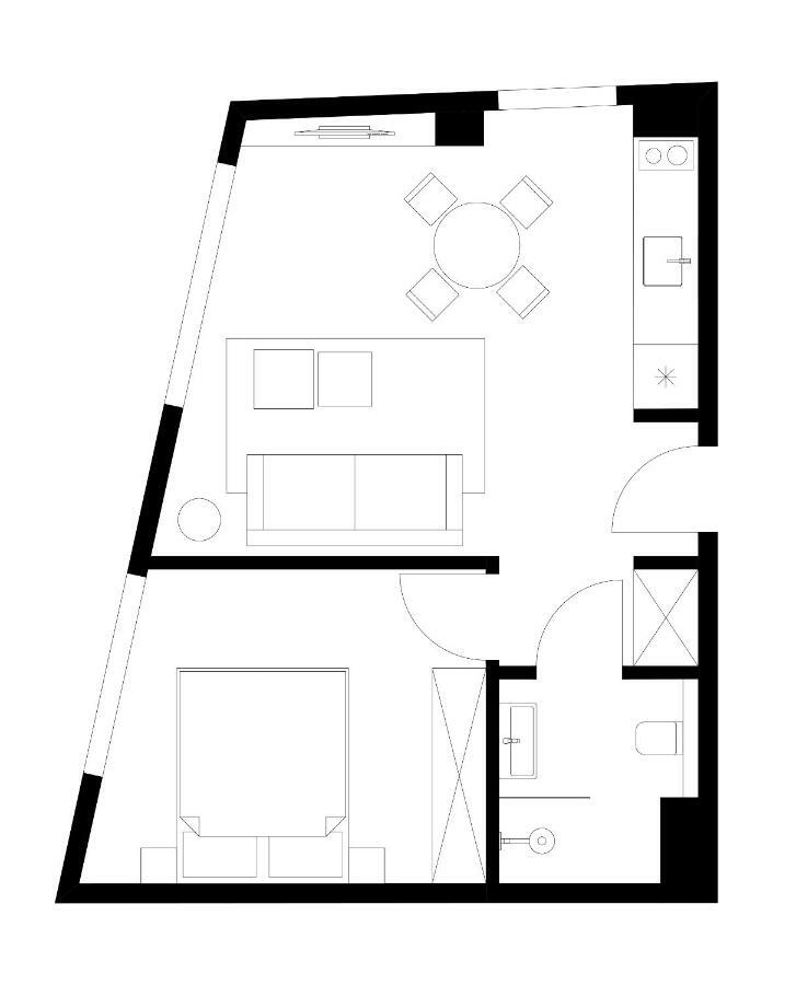 Egh Waterlane Island Apartment Гданськ Екстер'єр фото